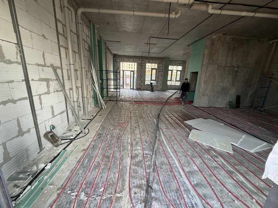 Полусухой стяжка. Стяжка