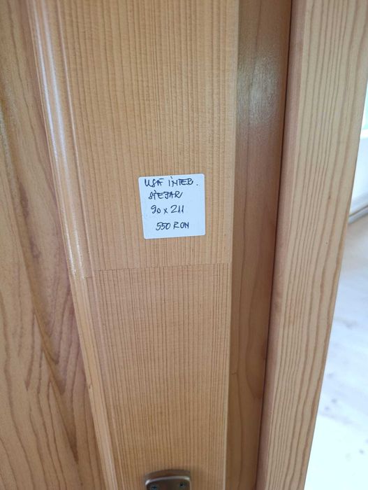 Ușă interioară din lemn de stejar