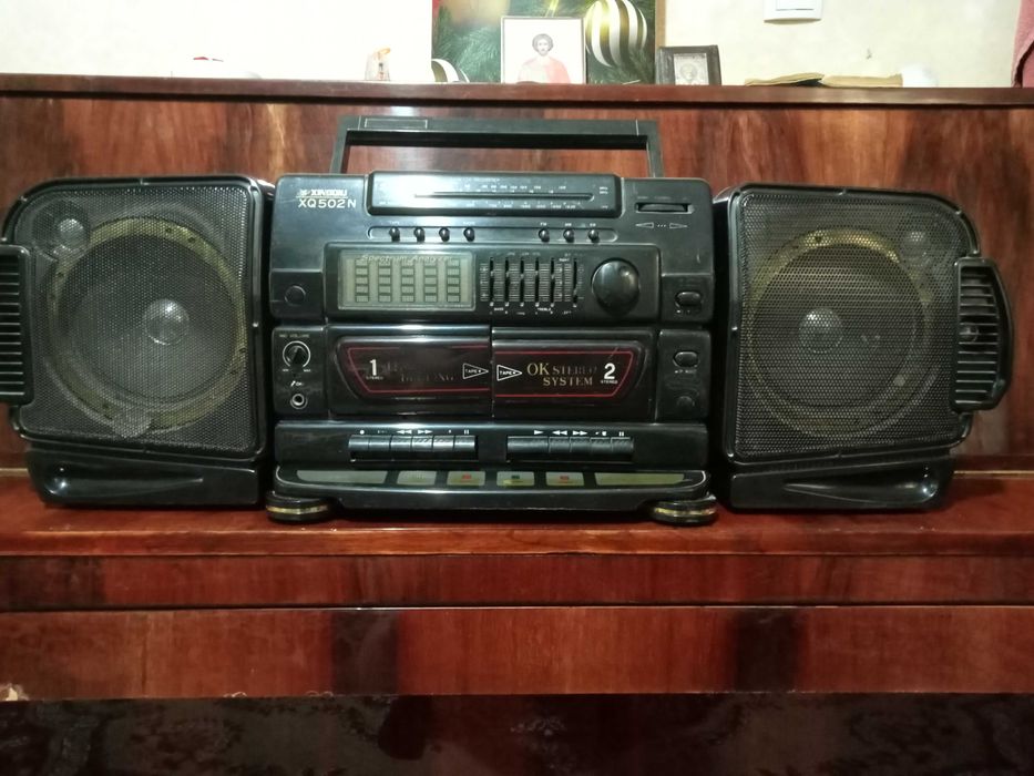 Магнитофон 2х кассетный