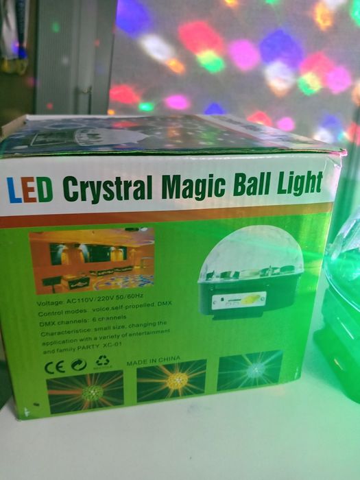 Светодиодный проектор дискошар с пультом