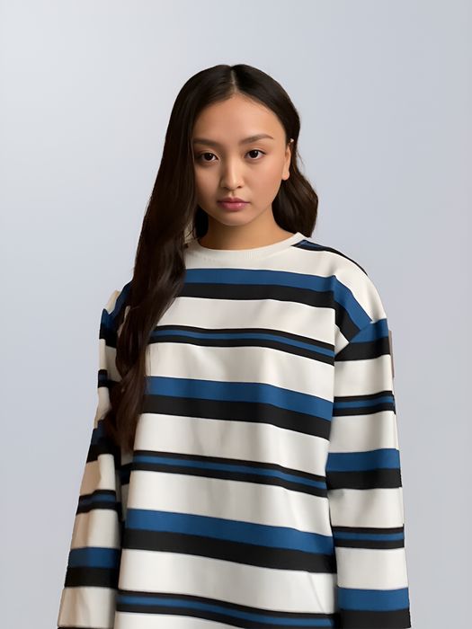 лонгслив в полоску, unisex