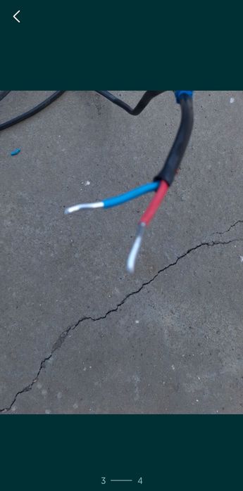 Продаётся алюминиевый кабель 4мм2. 100 метров