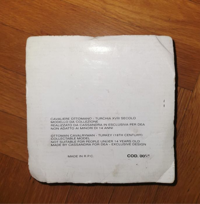 Колекционерска фигура на войник метал DEA by Cassandra оригинал