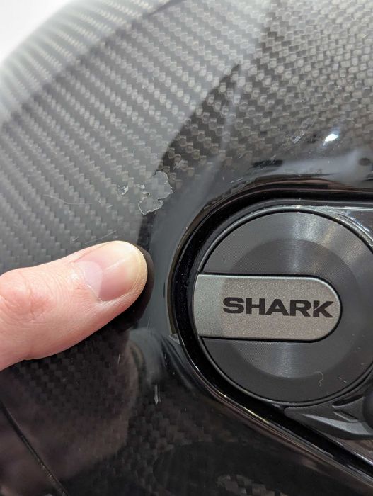 Casca moto Shark Spartan RS Carbon, marime L - viziera fumurie, ochelari de soare