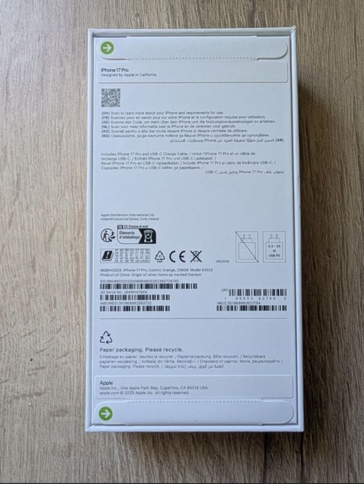 iPhone 17 Pro 256GB Sigilat
