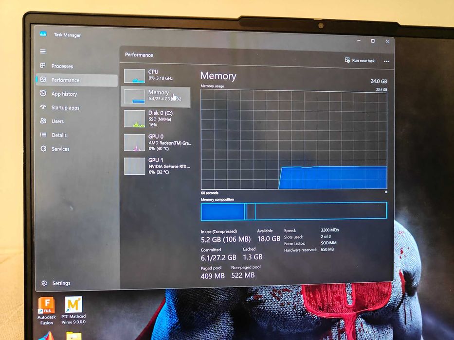 Vand/schimb Lenovo ThinkBook 24GB RAM / RTX 3060 – Laptop Gaming