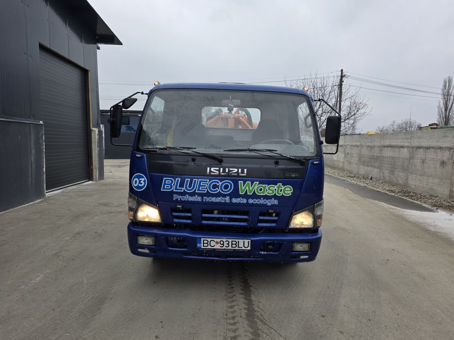 Isuzu NQR hidrocuratitor combinat-vidanja-vitanja-desfundator