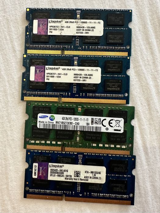 Memorie RAM 8GB DDR4 DDR3 Samsung Kingston 2400Mhz 3200 12800s 1333