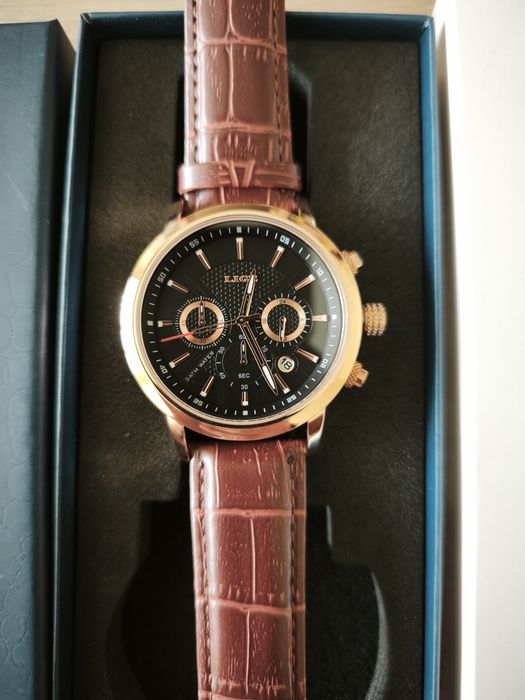 Часовник Lige Chronograph - Чисто Нов