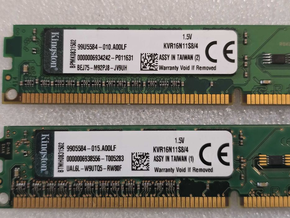Memorie RAM Kingston ValueRAM 4GB DDR3 1600MHz KVR16N11S8/4