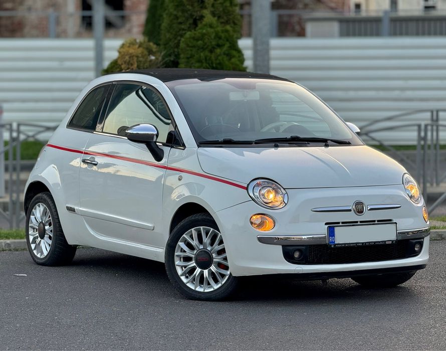 Fiat 500 Cabrio •2011•Diesel 1.3•E5// Navi,Xenon,Senzori//Inmatriculat