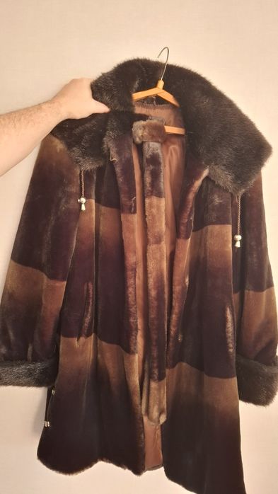 Шуба из меха бобра