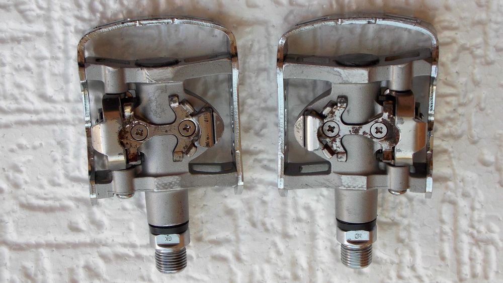 pedale SPD Shimano PD-M324 bicicleta mtb duraluminiu sosea