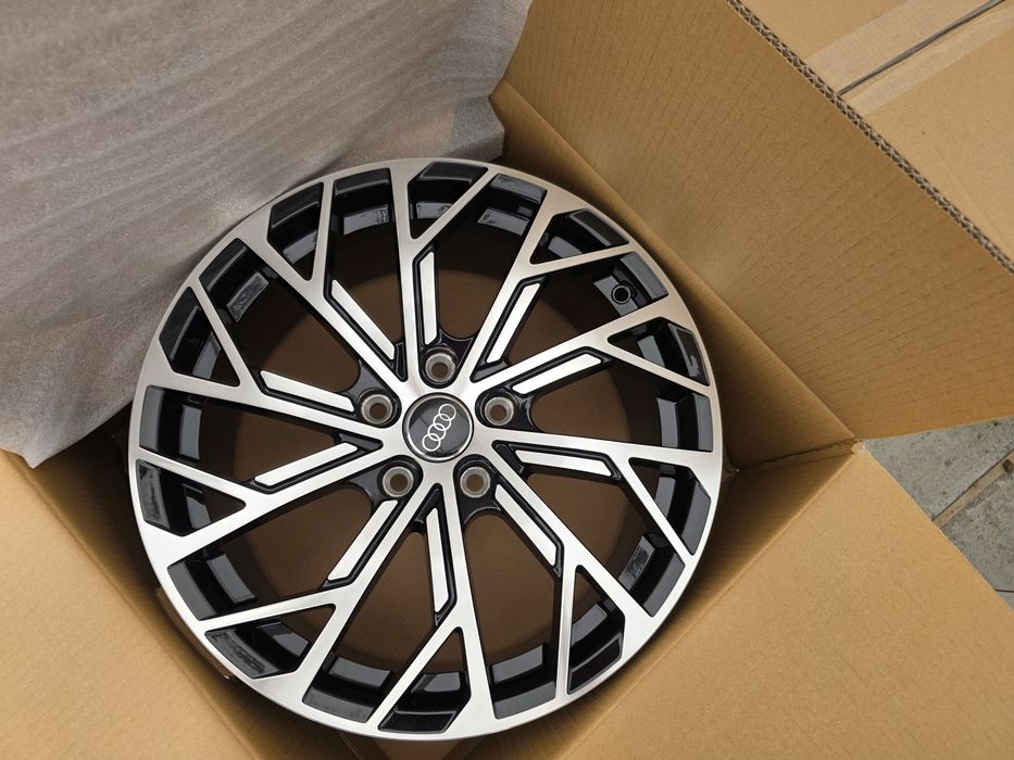 Jante de aliaj pentru Audi pe 17 marca rc wheels model  817  black-polis