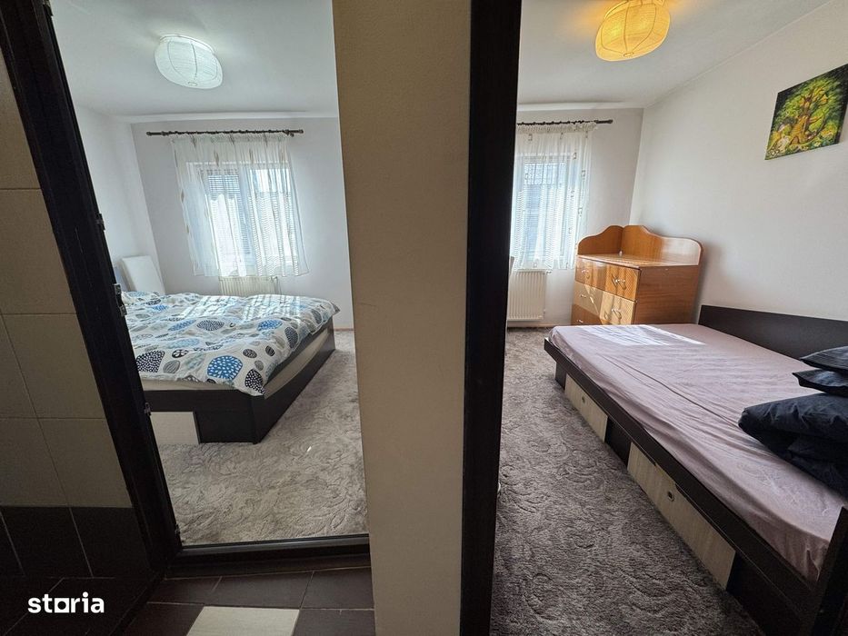 3 cam, decomandat, 60mp, et.4 cu acoperis,  mobilat+utilat, zona D-uri