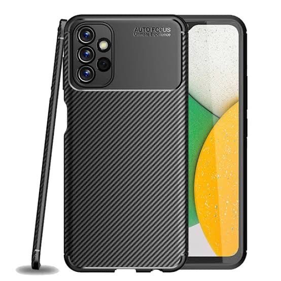 Husa Silicon Genuine Carbon Type Black Samsung A57/A56/A36/A26/A55/A54/A53/A52