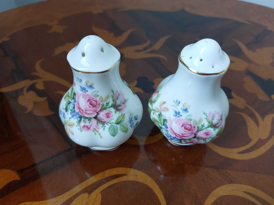 Set recipiente sare & piper Royal Albert Moss Rose Anglia