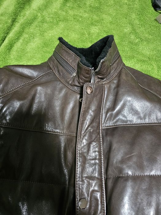 Geaca de piele naturala