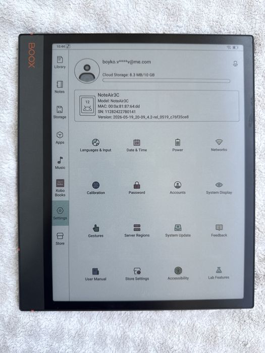 BOOX Note Air3 C