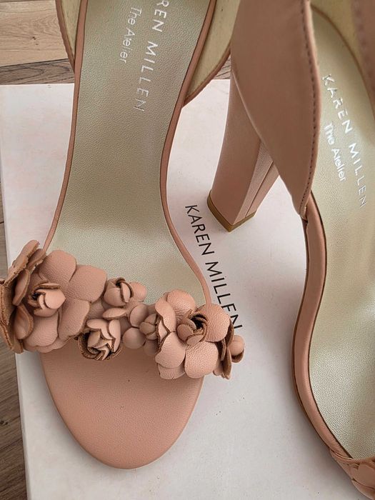 Кожени сандали Karen Millen