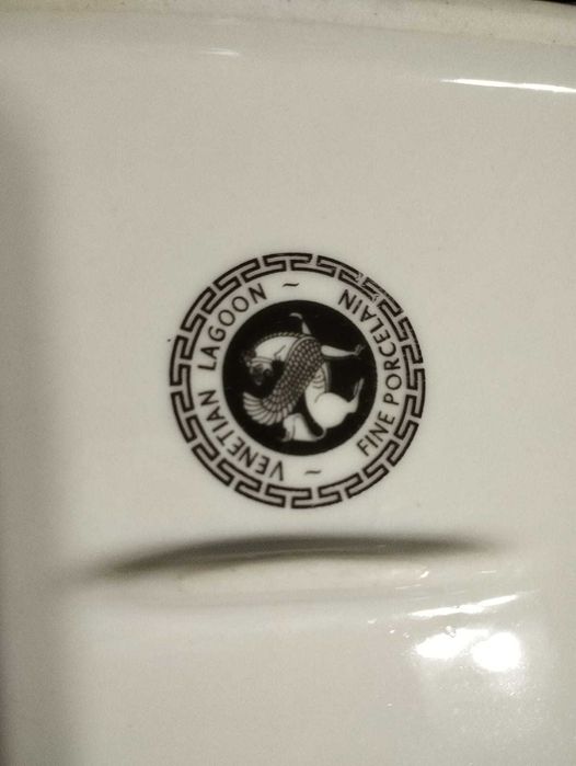 Vas porțelan fin Venezian Lagoon 27/17,5 cm. Nu expediez.