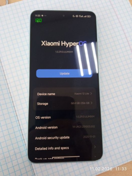 Обмен Xiaomi 12 lite 5G 8/256