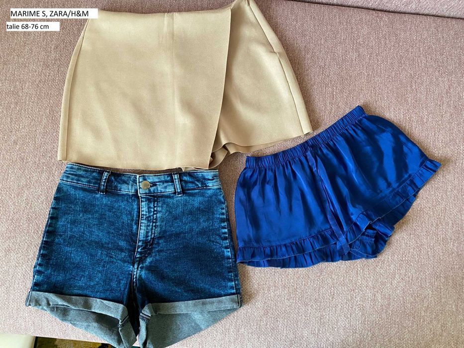 Lot pantaloni scurti femei marime S sau M zara