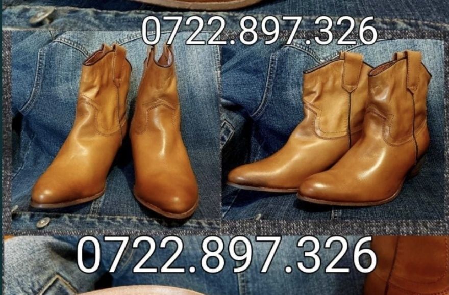 Ciocate, bocate, cizmulițe din piele naturală muflon nr 42