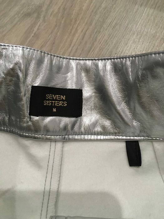 Seven Sisters ефектни панталонки сребро М