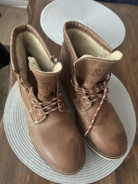 Мъжки зимни боти Superdry номер 46, топли, кафяви