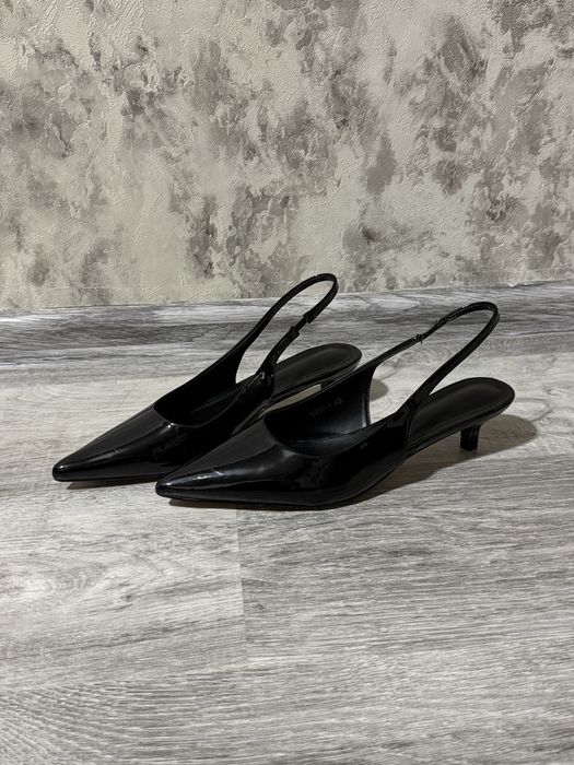 туфли на низком каблуке