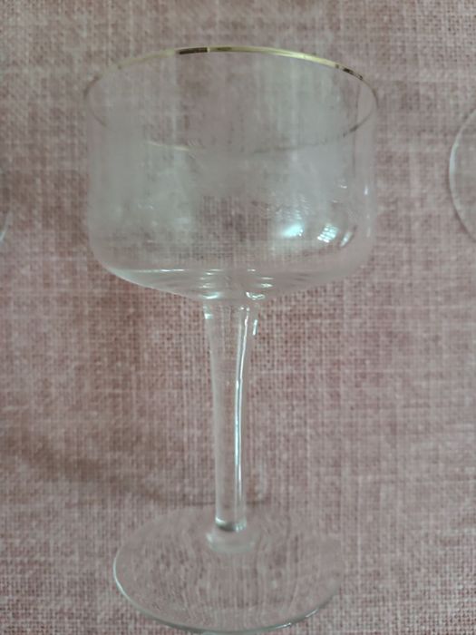 Фужеры бокалы для шампанского чешское стекло 6 шт