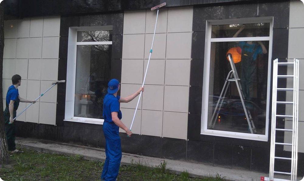 Мойка фасадрв и окон