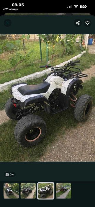vand atv 125 cutie hidramata