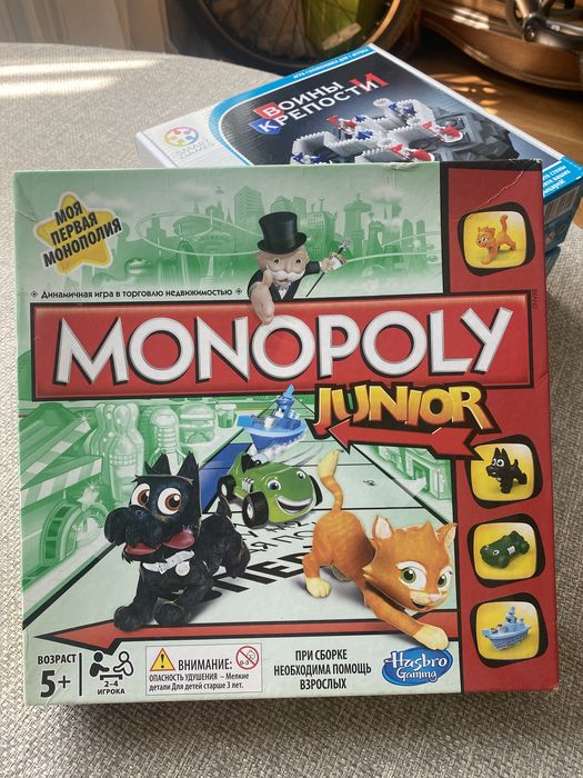 Настольная игра Монополия Junior, детская версия. Оригинал