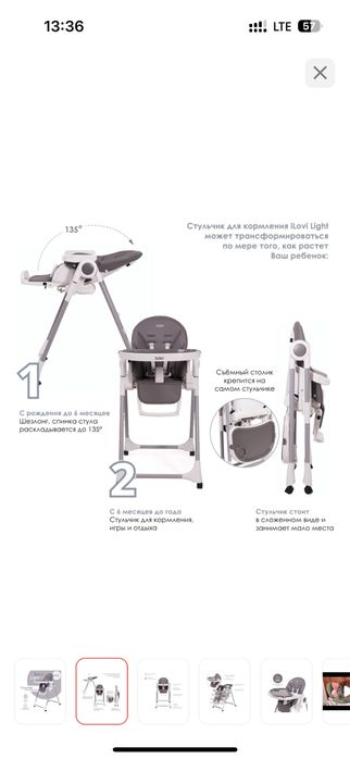 Стульчик для кормления