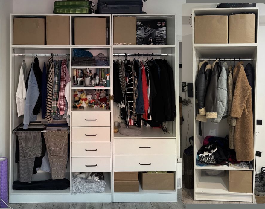 шкаф модульный с подсветкой