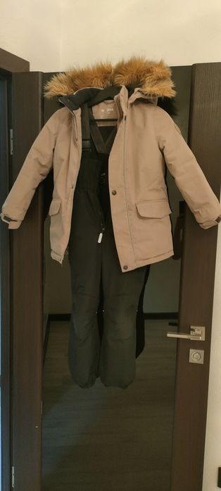 Детская зимняя куртка с комбинезоном