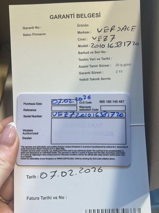 Versace часовник