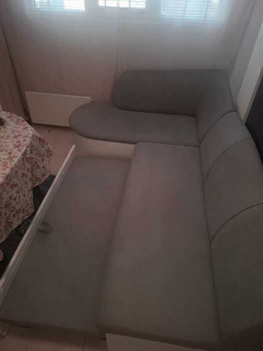 Двуцветен Ъглов диван