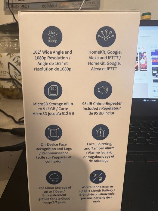 Нов неразопакован видеодомофон AQARA Xiaomi Smart Video Doorbell G4