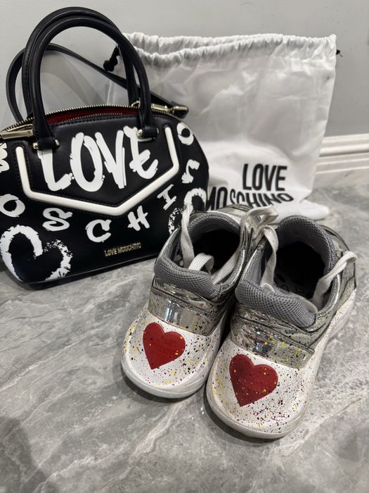 Чанта и обувки 36 номер Moschino