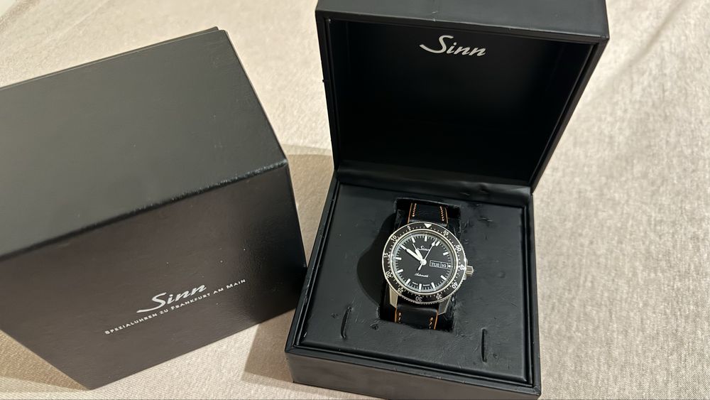 Sinn 104 St Sa I – Ceas pilot automatic day-date safir AR 20 bar 41mm