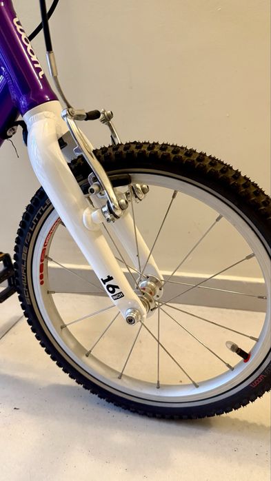 Bicicletă copii Woom 3 – ediție specială Purple/Blue +casca