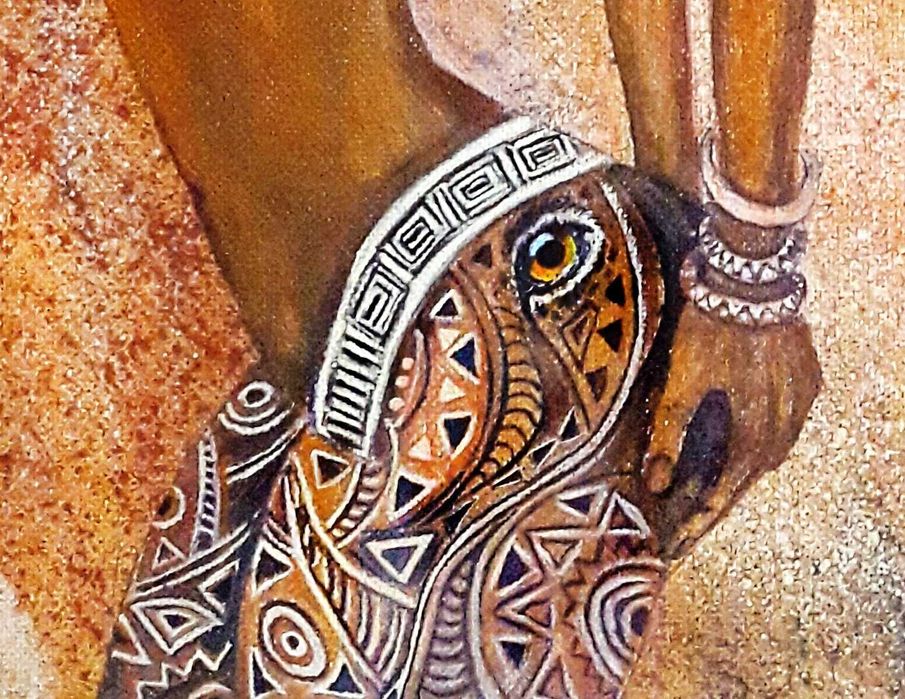 "Африканская красавица".