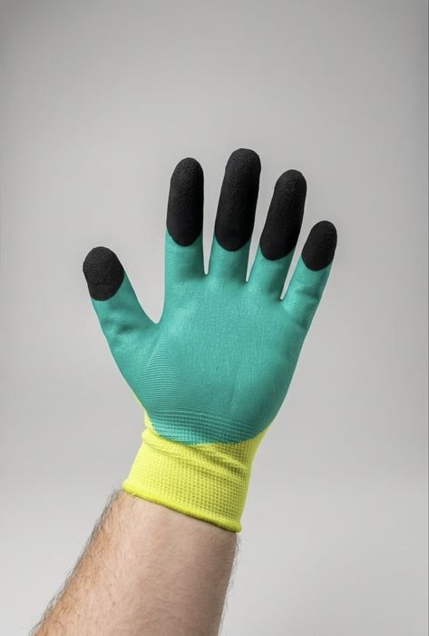 Перчатки рабочие, прорезининые