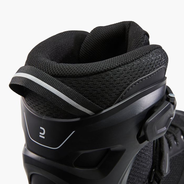 Role fitness Fit 100 Negru-Gri Adulți - produs resigilat Decathlon