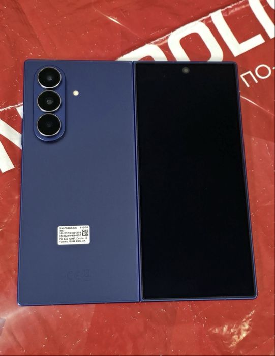 КАТО НОВ 512GB Samsung Fold 7 Технополис Гаранция 2027 Blue | Син