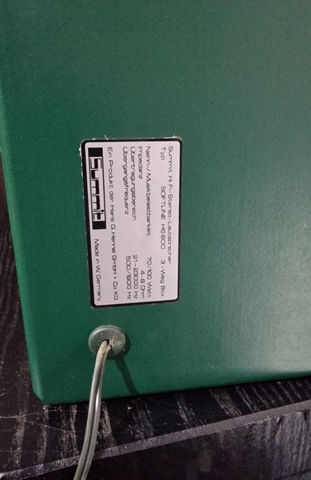 Boxe Summit Softline HS600 bass 25 cm