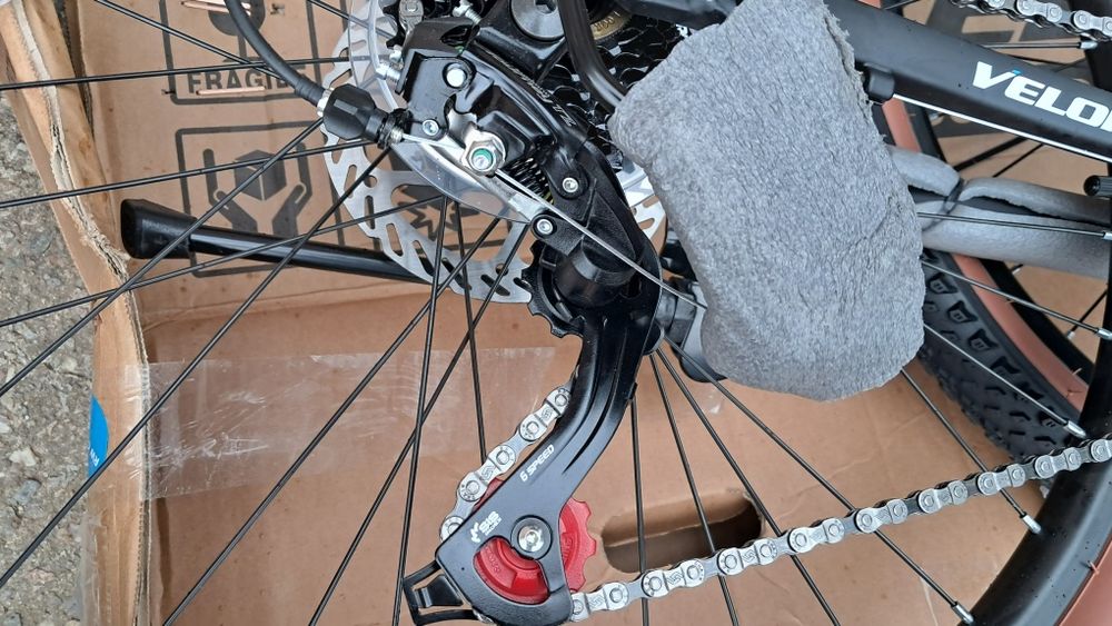 Bicicleta MTB-HT Velors Venus 2.6 V26302G Negru/Alb/Albastru